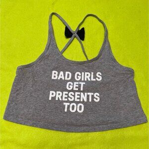 Victoria’s Secret Bad Girls Get Presents Too Bling Racerback Sleep Tank Top S